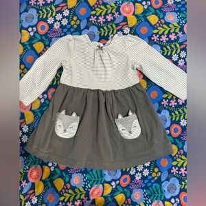 Striped baby girl dress